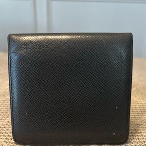 Louis Vuitton Black Textured Wallet